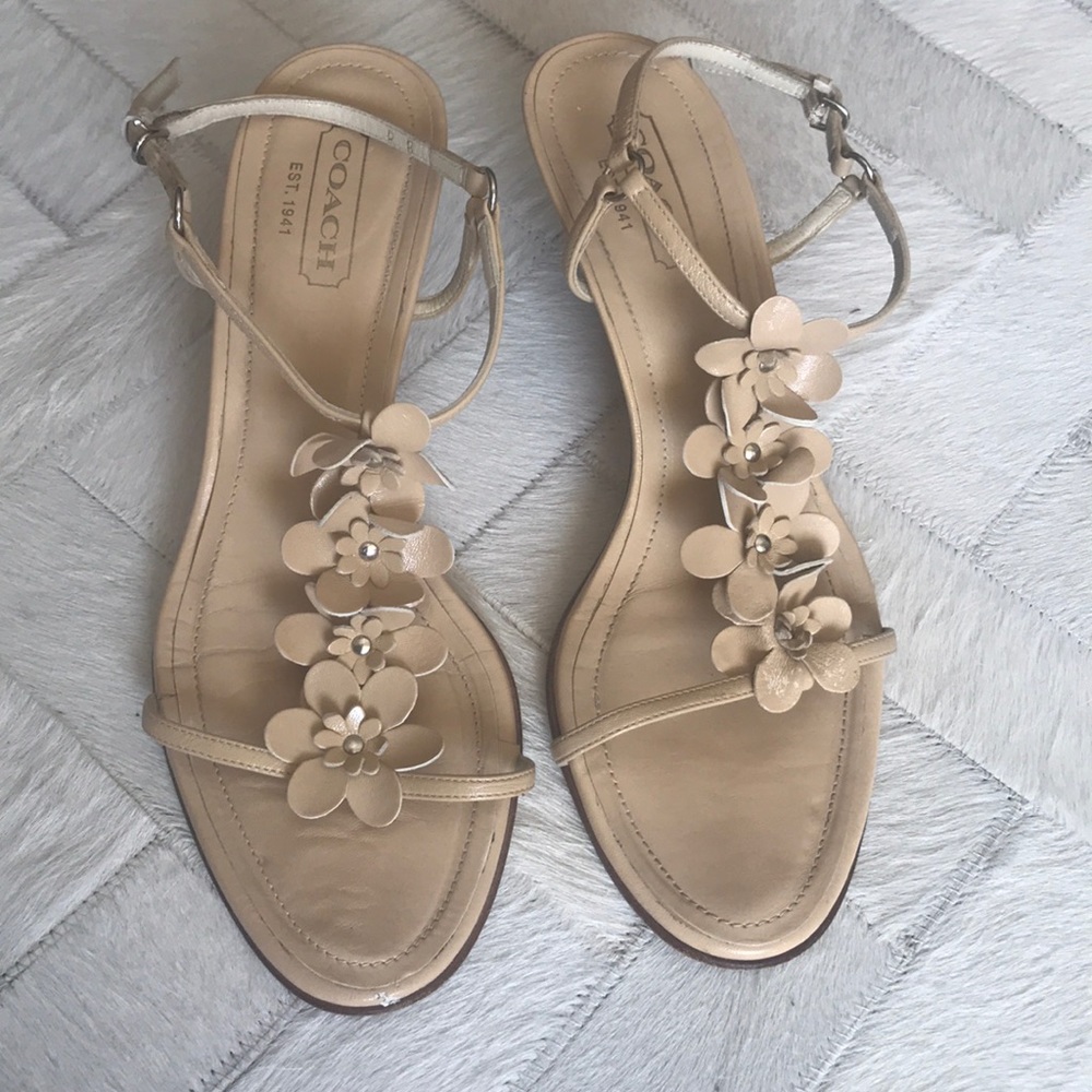 SOLD SOLD SOLD.  COACH KELLY SANDALS